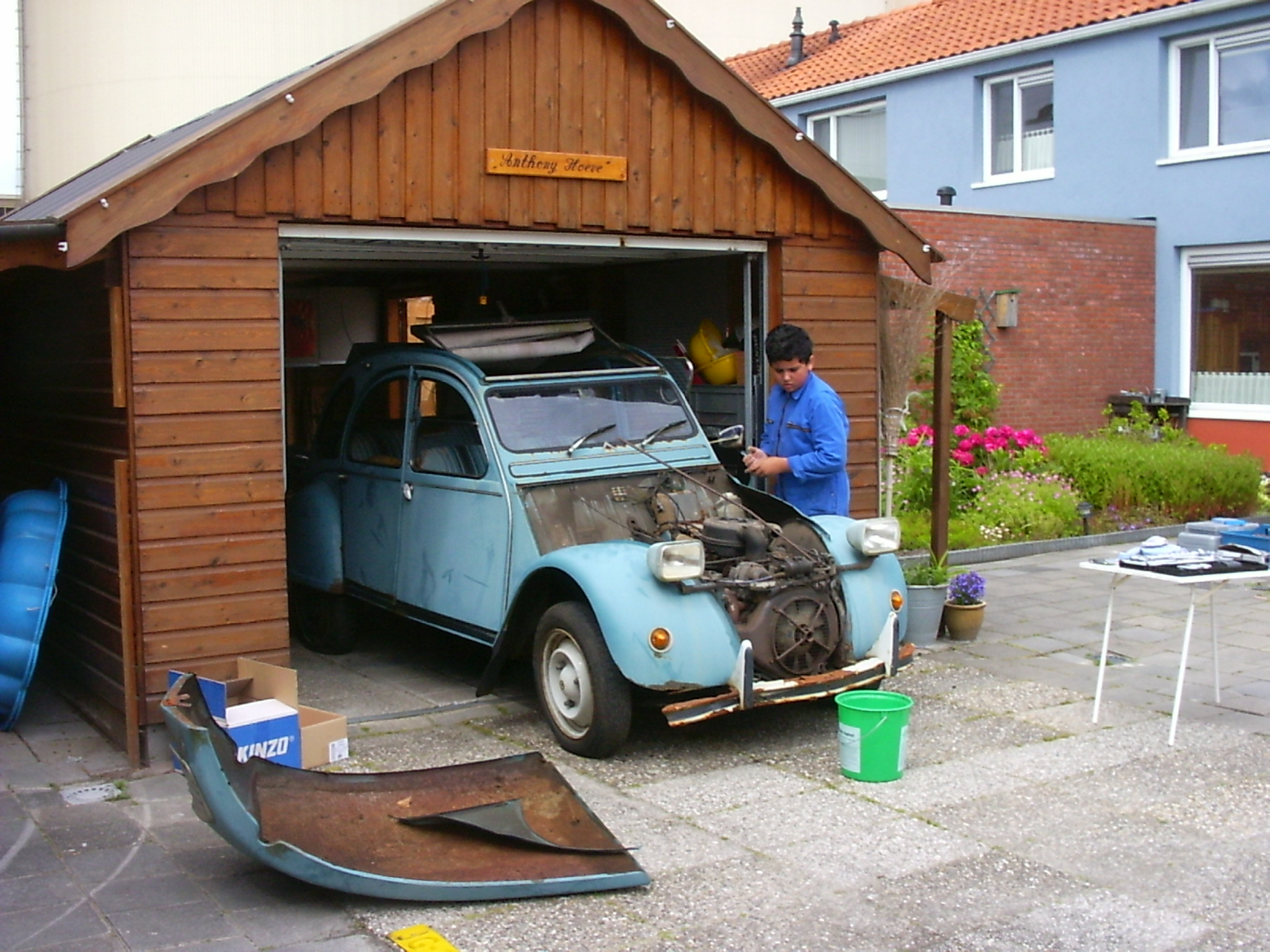 Sloop 2CV gestart