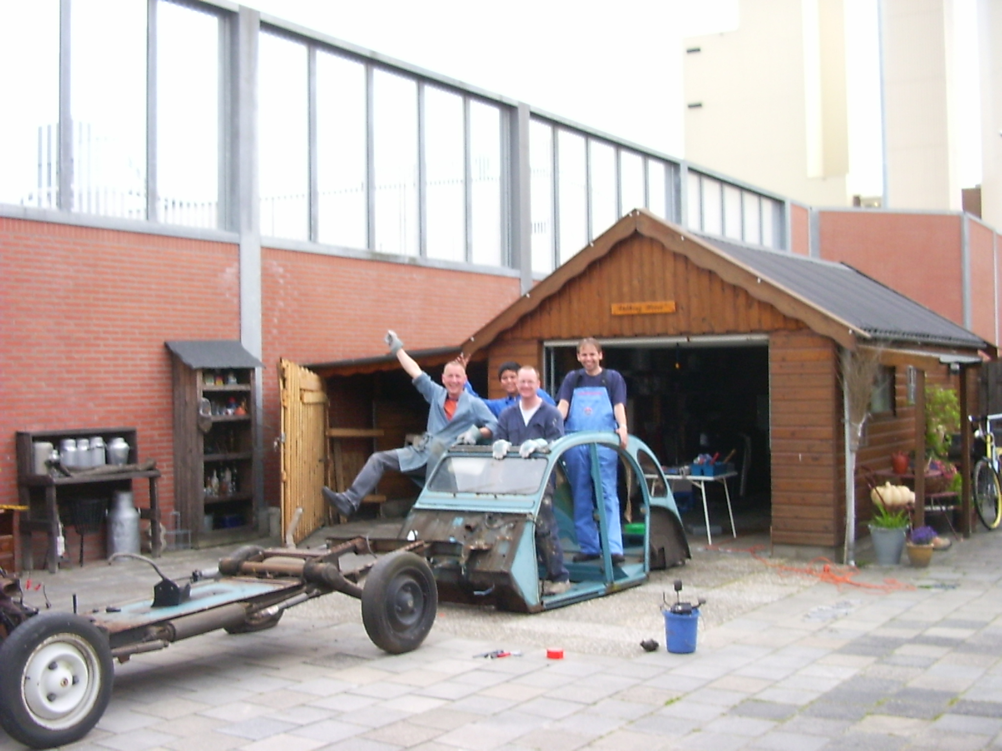 Koets loskoppelen van chassis