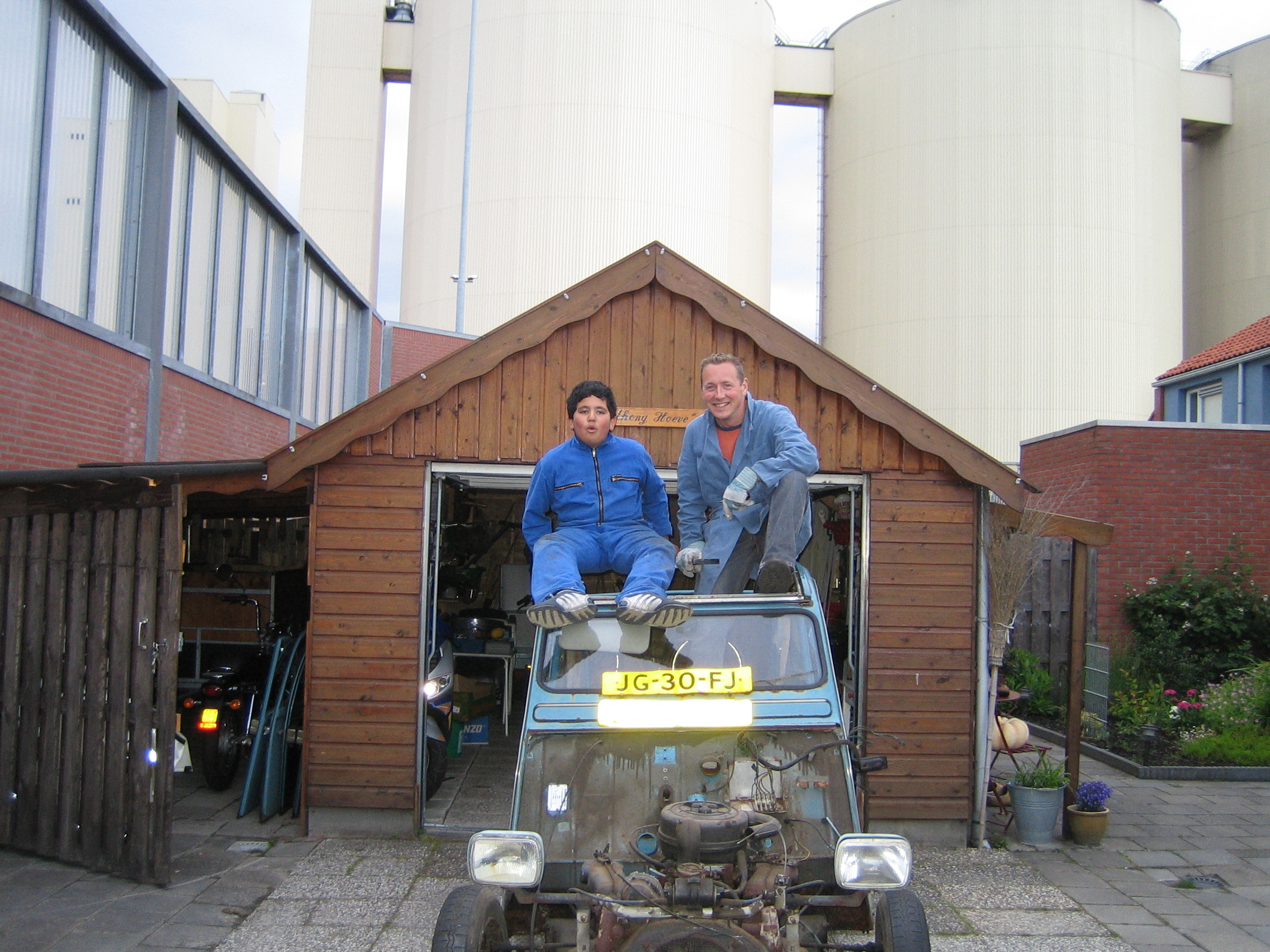 Verdere demontage donor 2CV