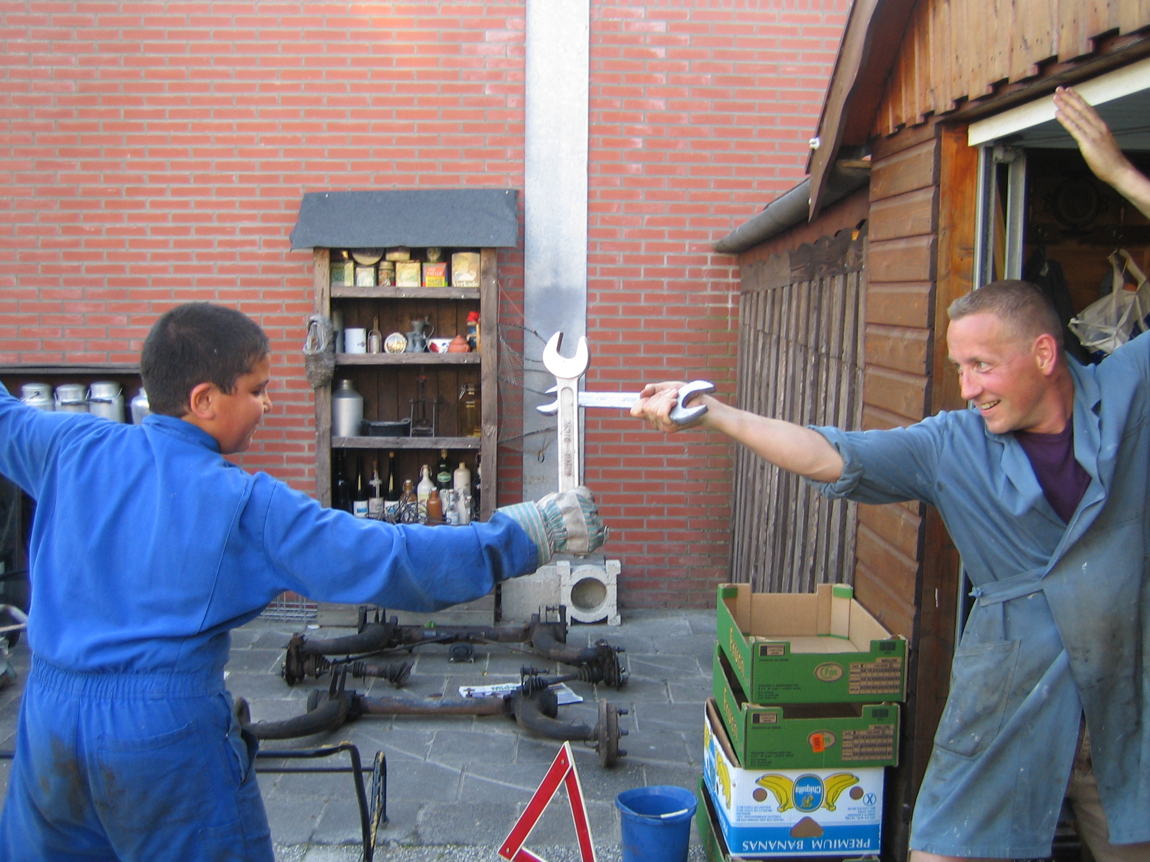 Chassis verder gesloopt