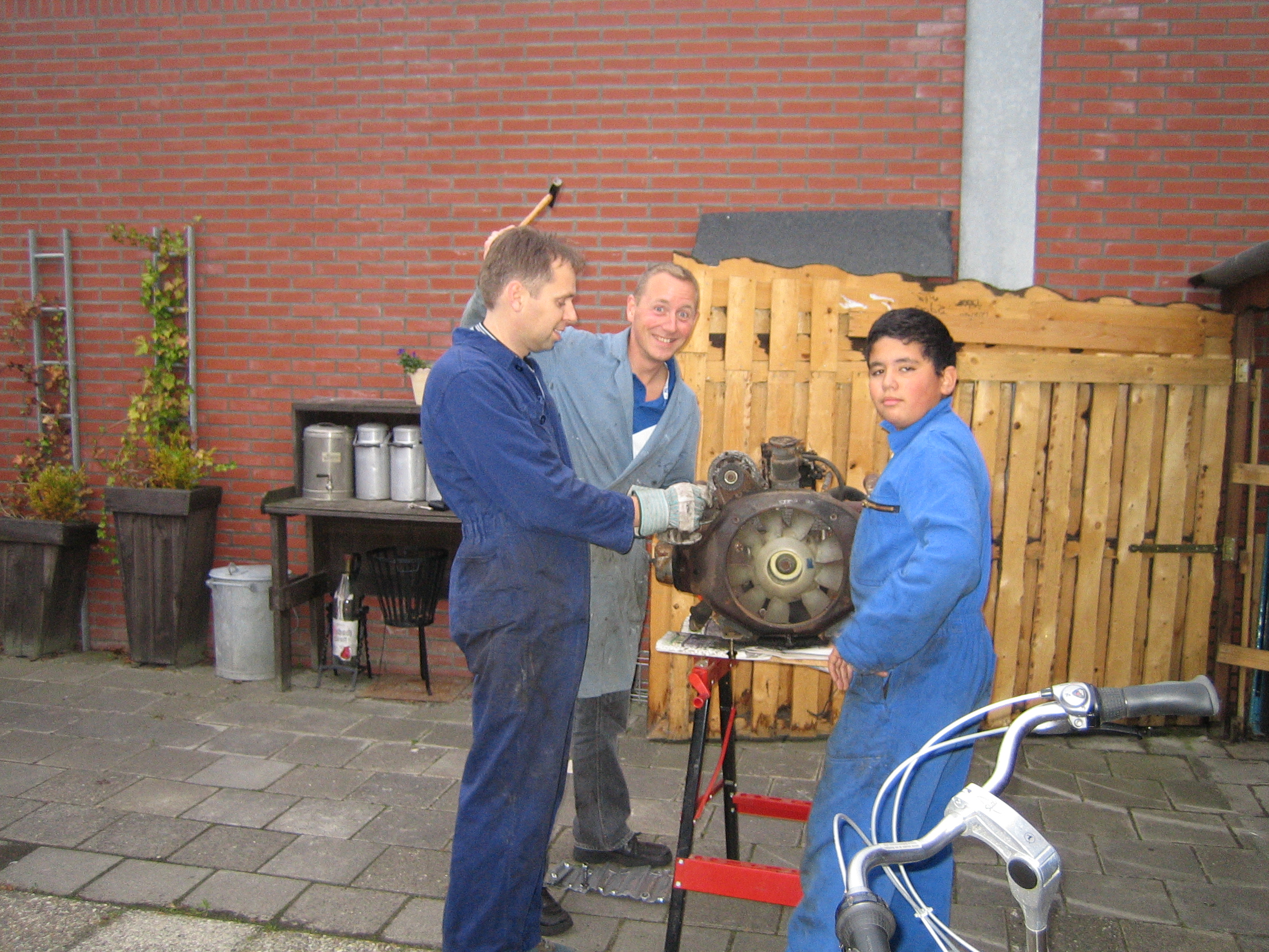 Motorblok en versnellingsbak