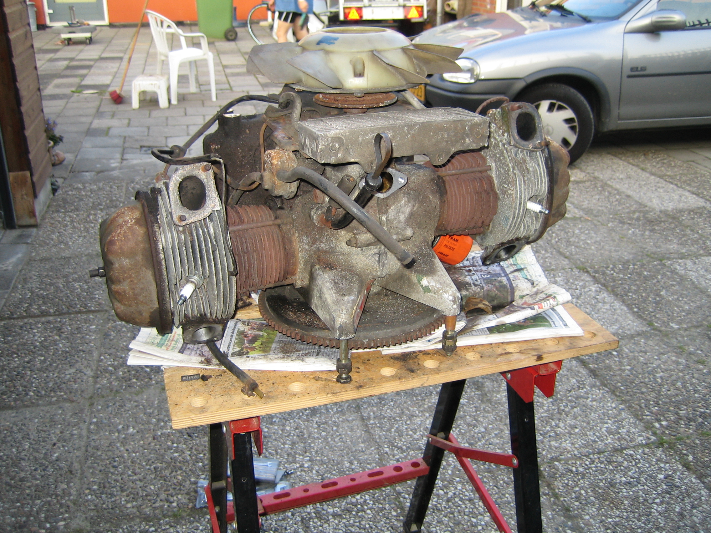 Motorblok demonteren
