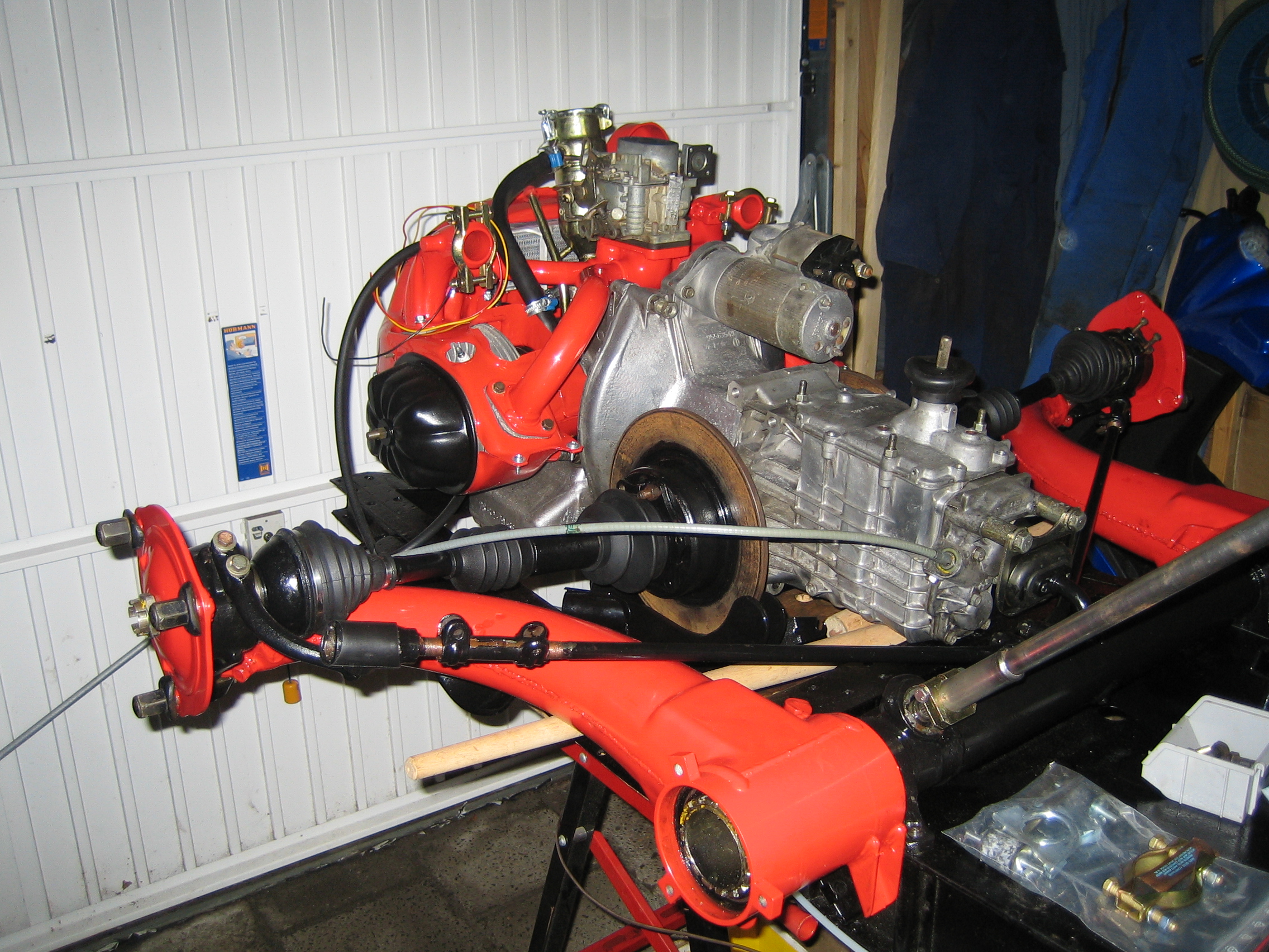 Remklauwen en motor