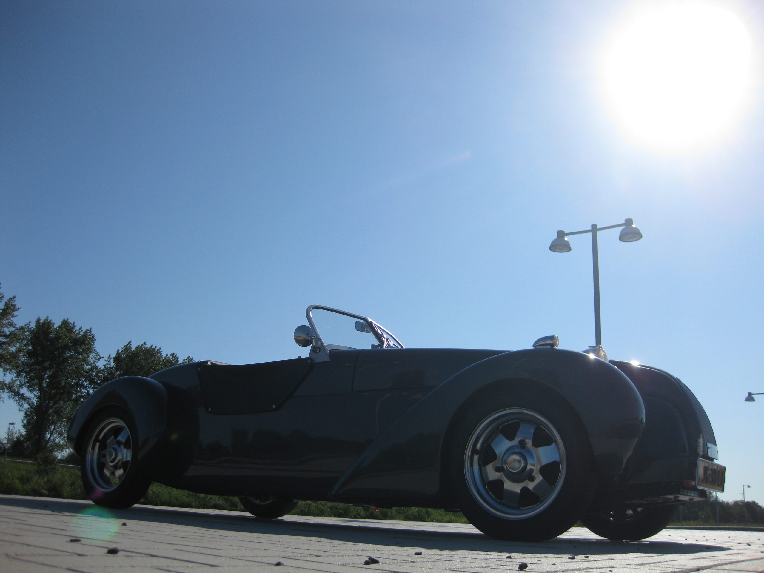 B598 in de zon